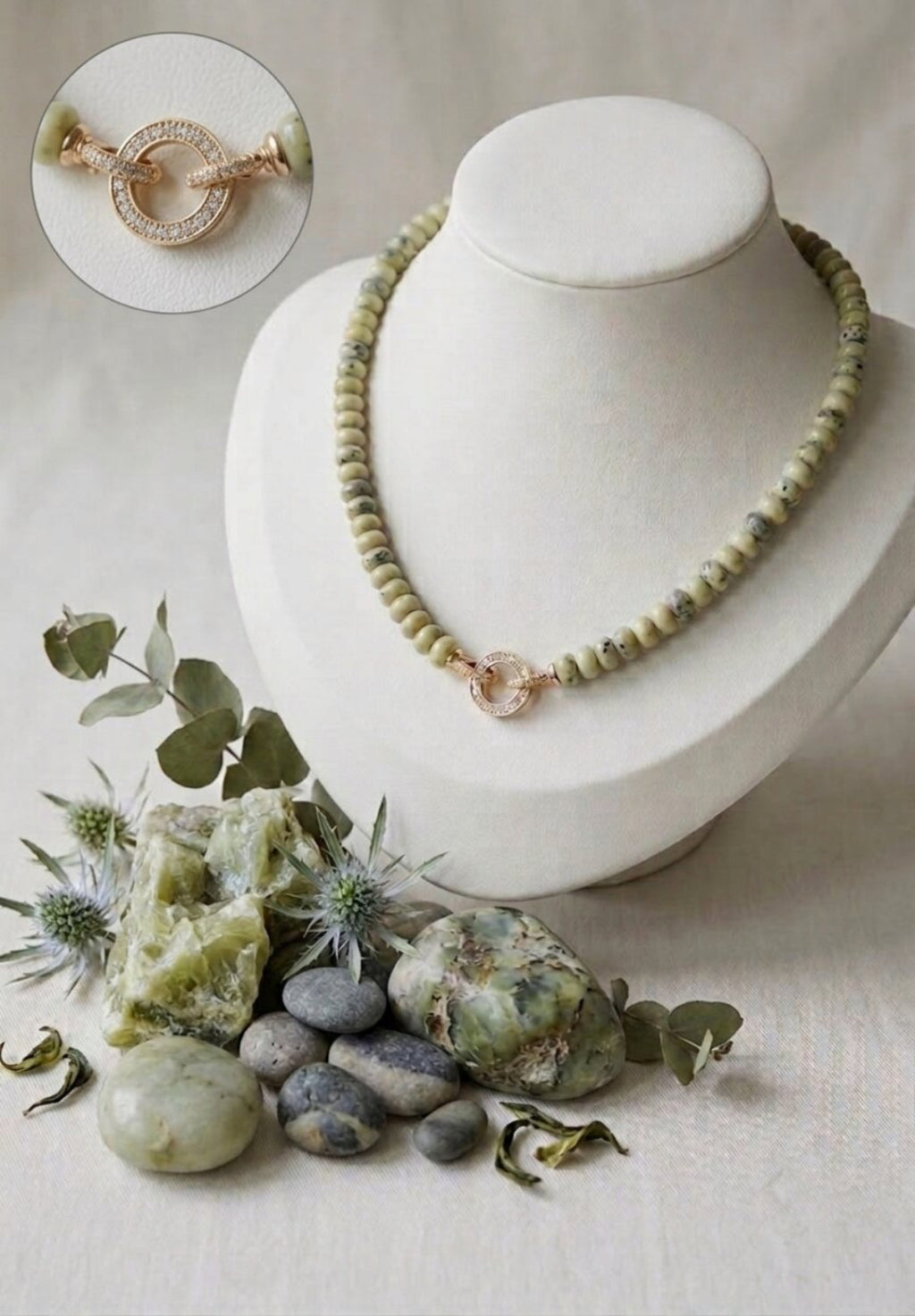 Chetah Jasper Necklace