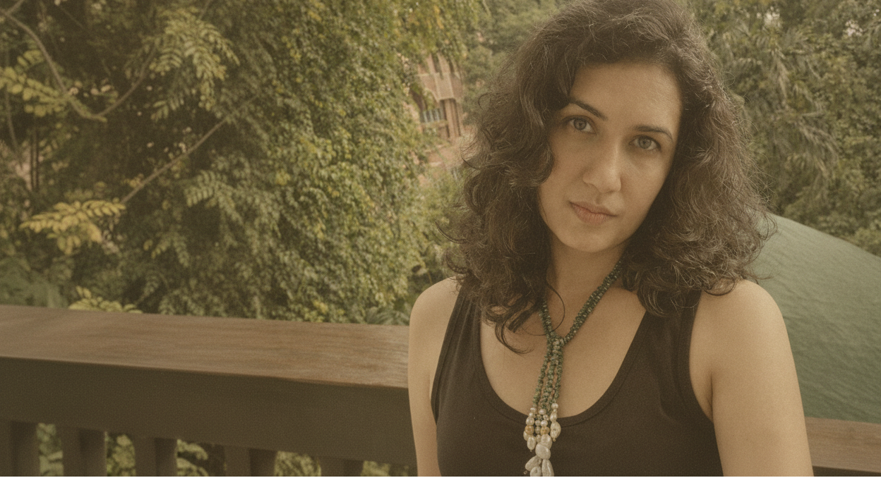Banner with warm sepia-green vintage filter